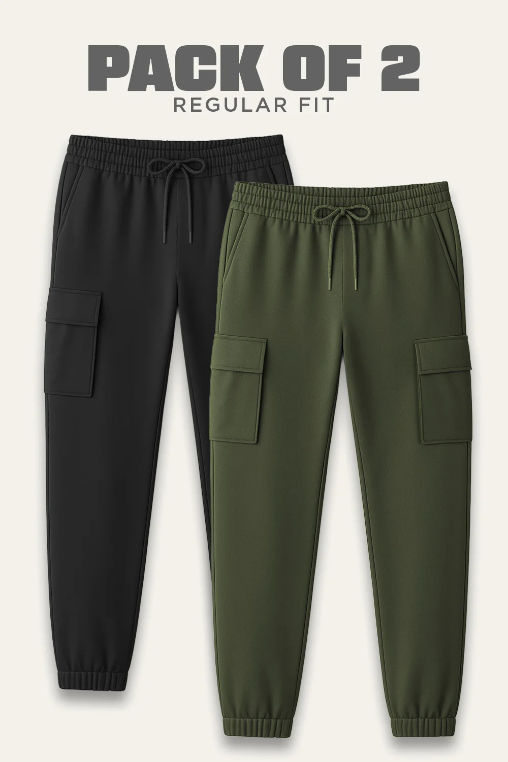 2-Pack Essential Cargo Joggers - Image 10