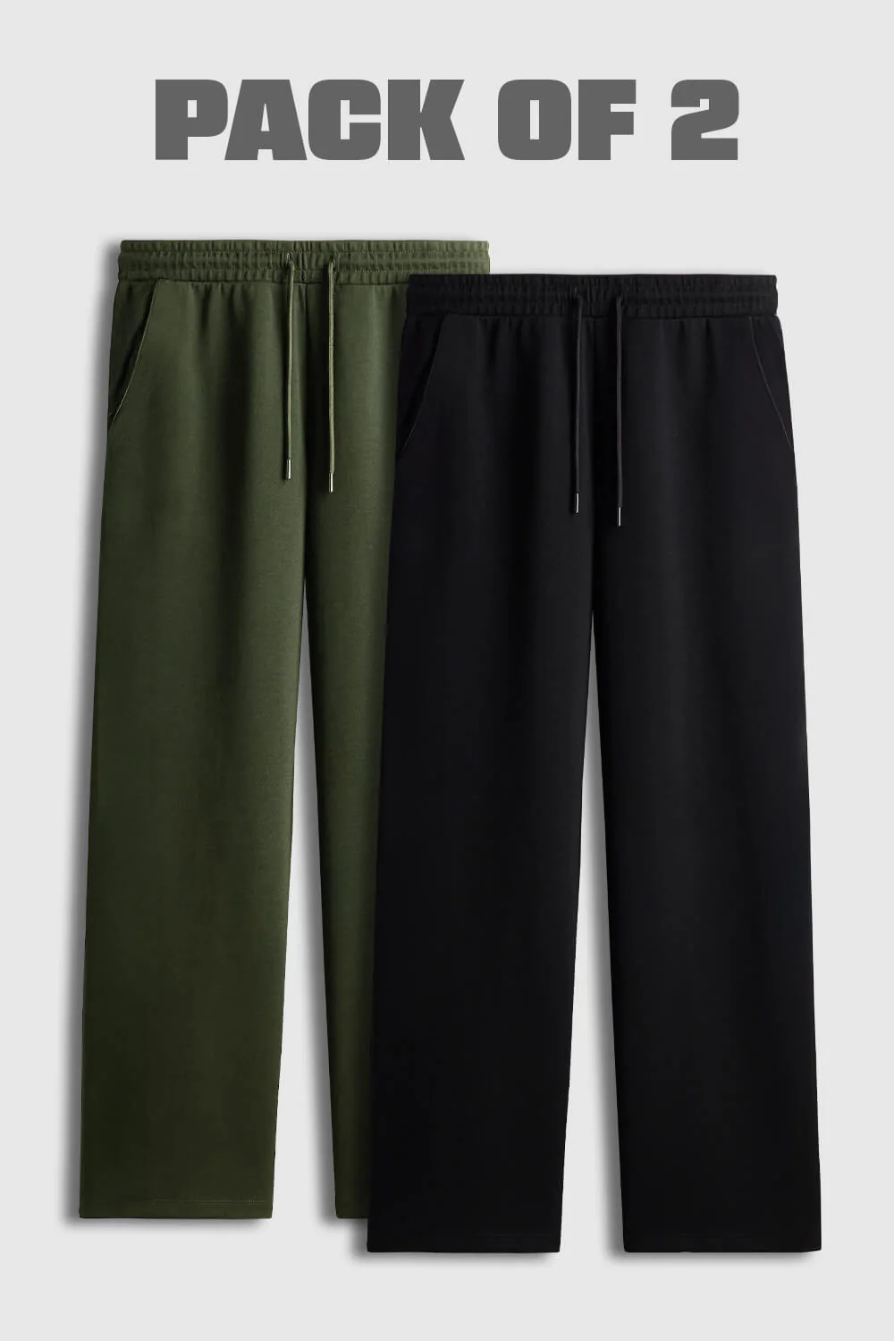2-Pack Classic Straight Fit Joggers - Image 2