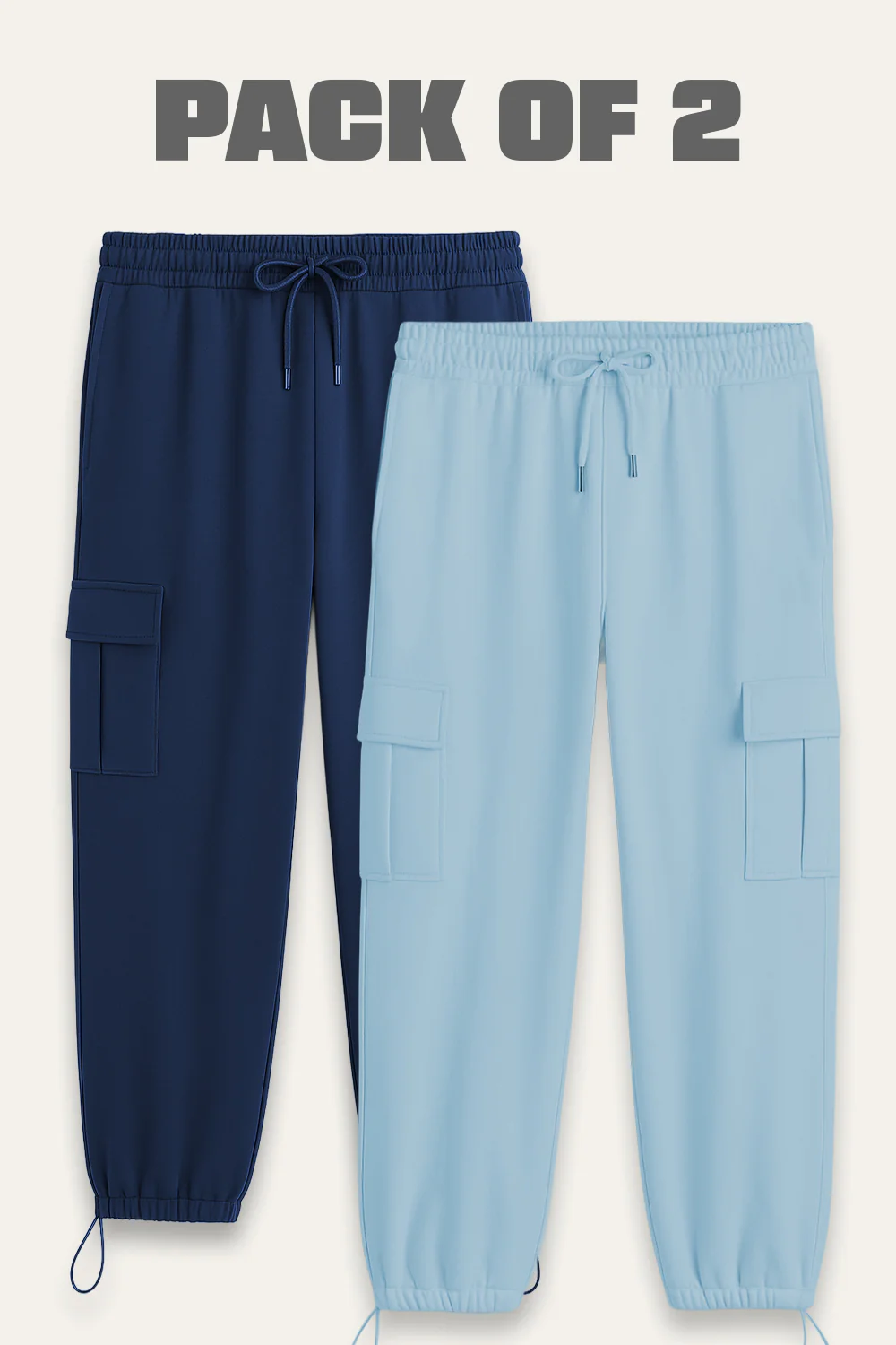 2-Pack Relaxed Fit Cargo Joggers - Image 3