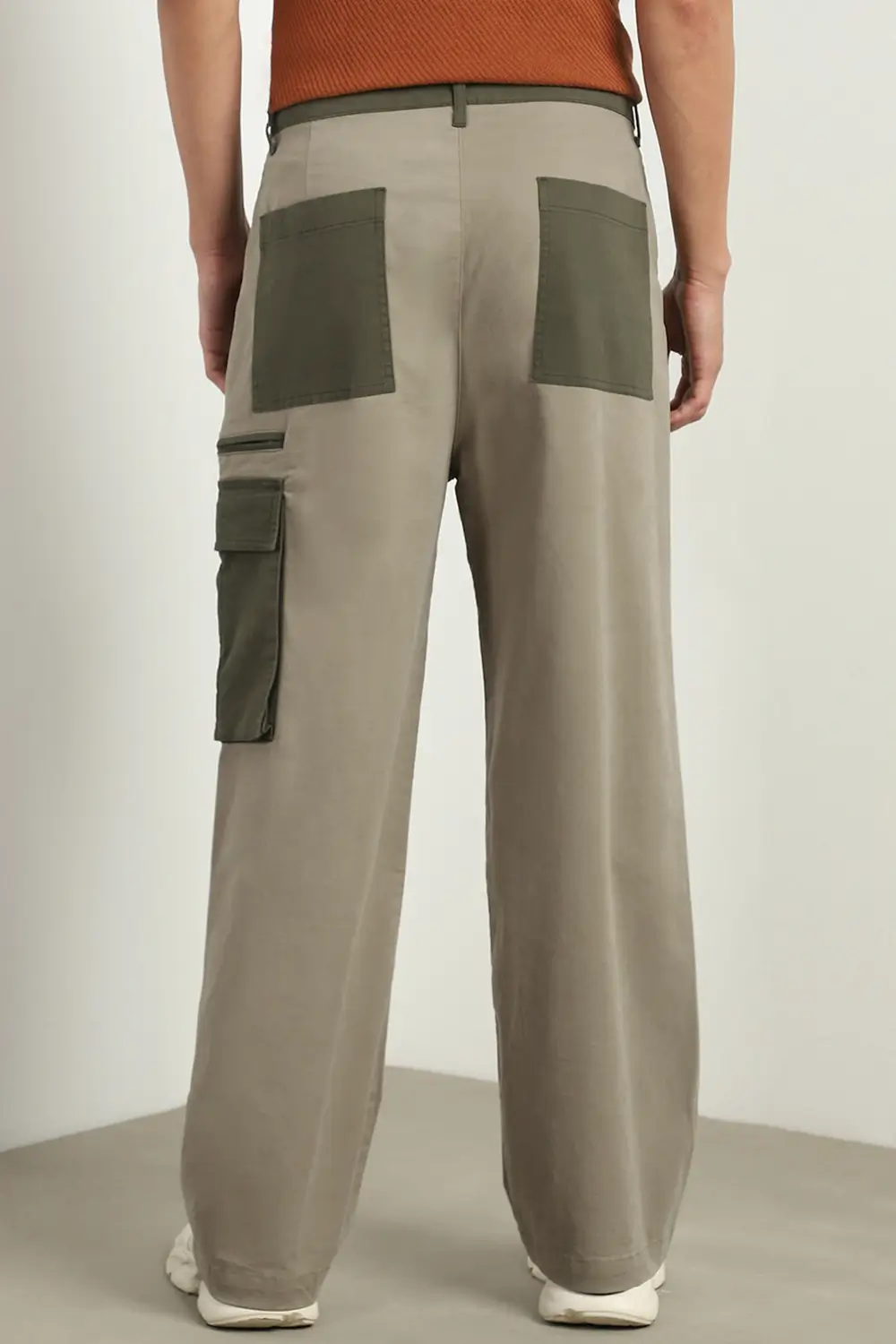 Super Baggy Colorblocked Cargo Pants - Image 3