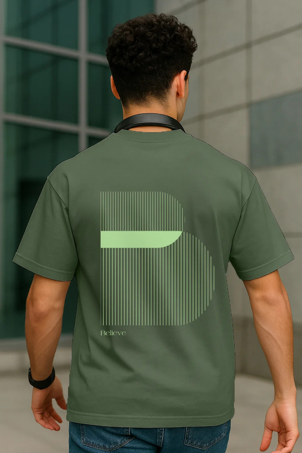 Believe Oversized T-Shirt - Image 8