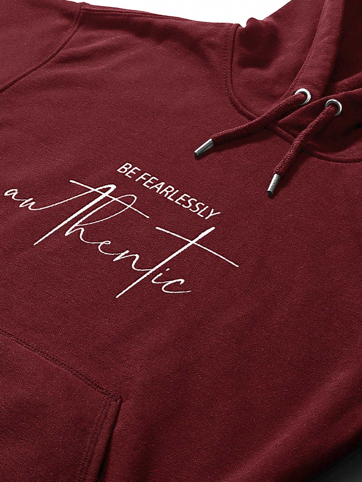 Unisex Fit Be Fearlessly Authentic Classic Hoodie - Image 4