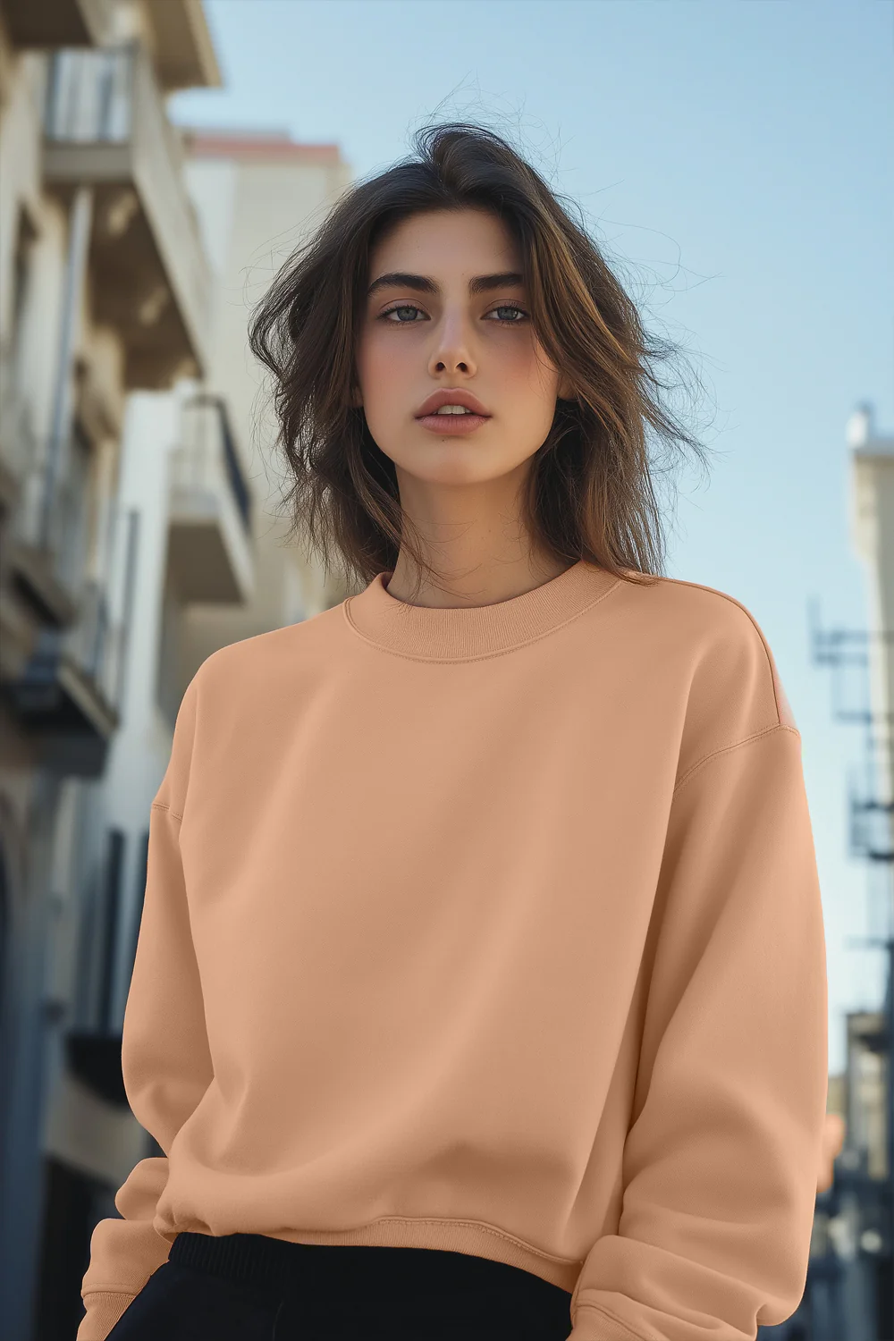 Boyfriend Fit Nobero Oversized Men Sweatshirt