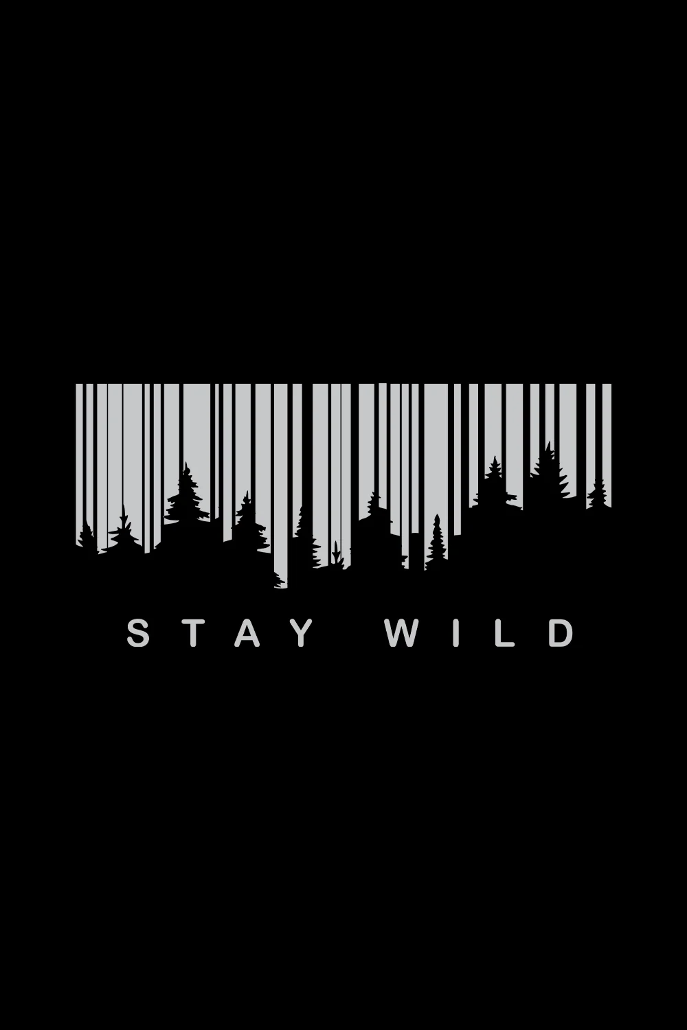 Unisex Fit Stay Wild Classic Hoodie - Image 3