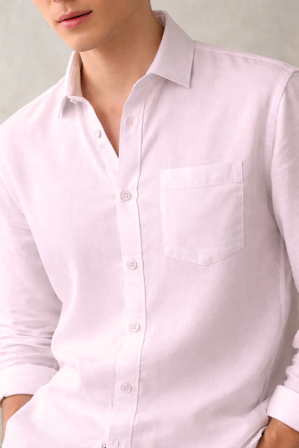 Breezy Linen Cotton Blend Shirt - Image 35