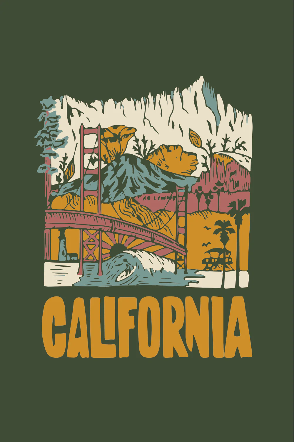 California Oversized T-Shirt - Image 14