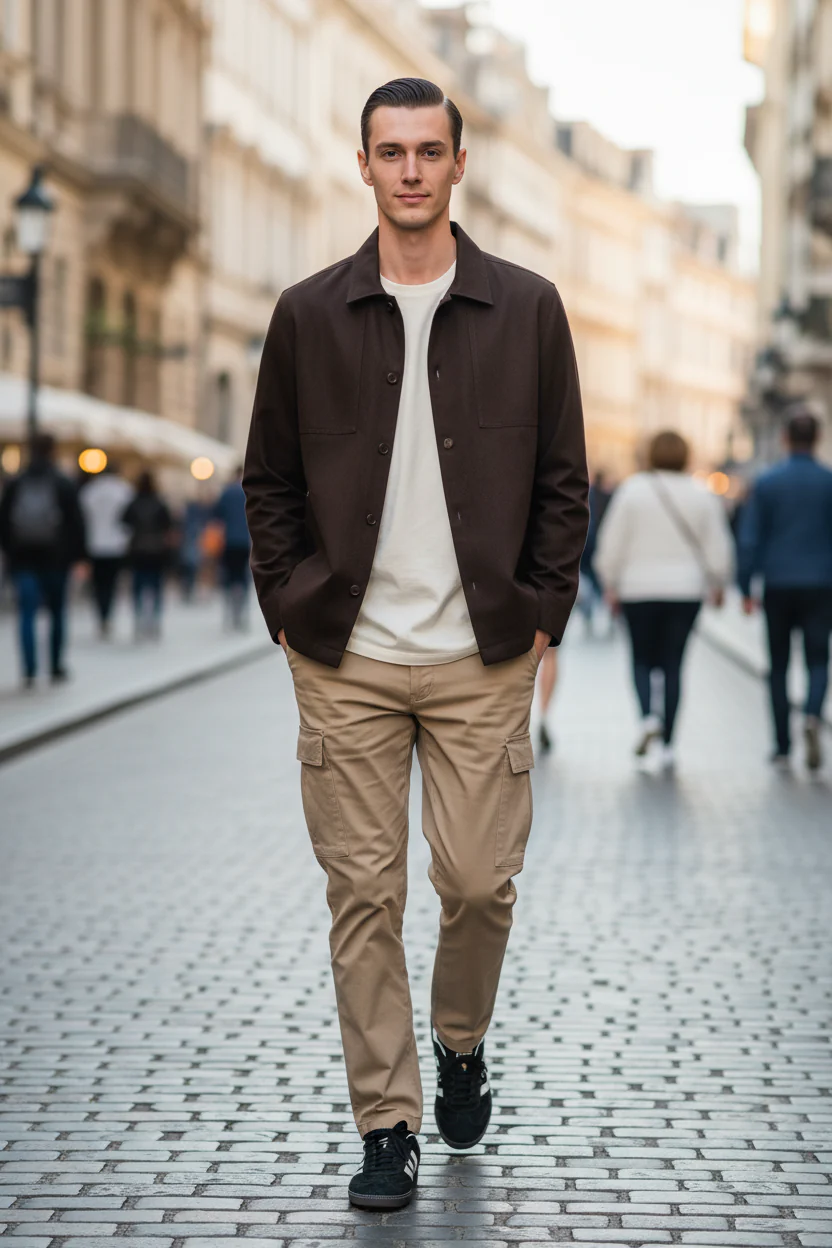 Structured Button-Down Overshirt - Image 19
