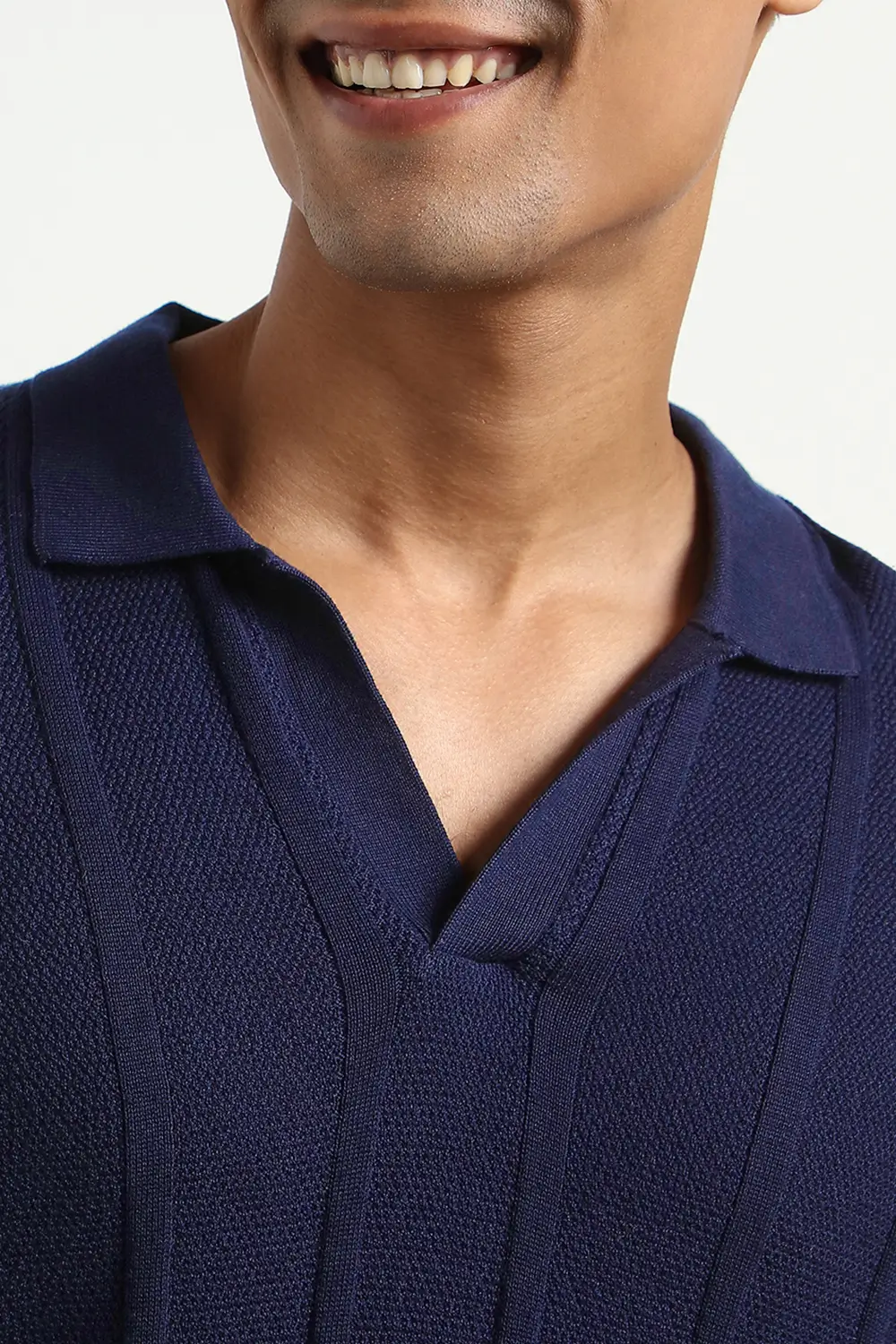 Urban Textured Polo T-Shirt - Image 12