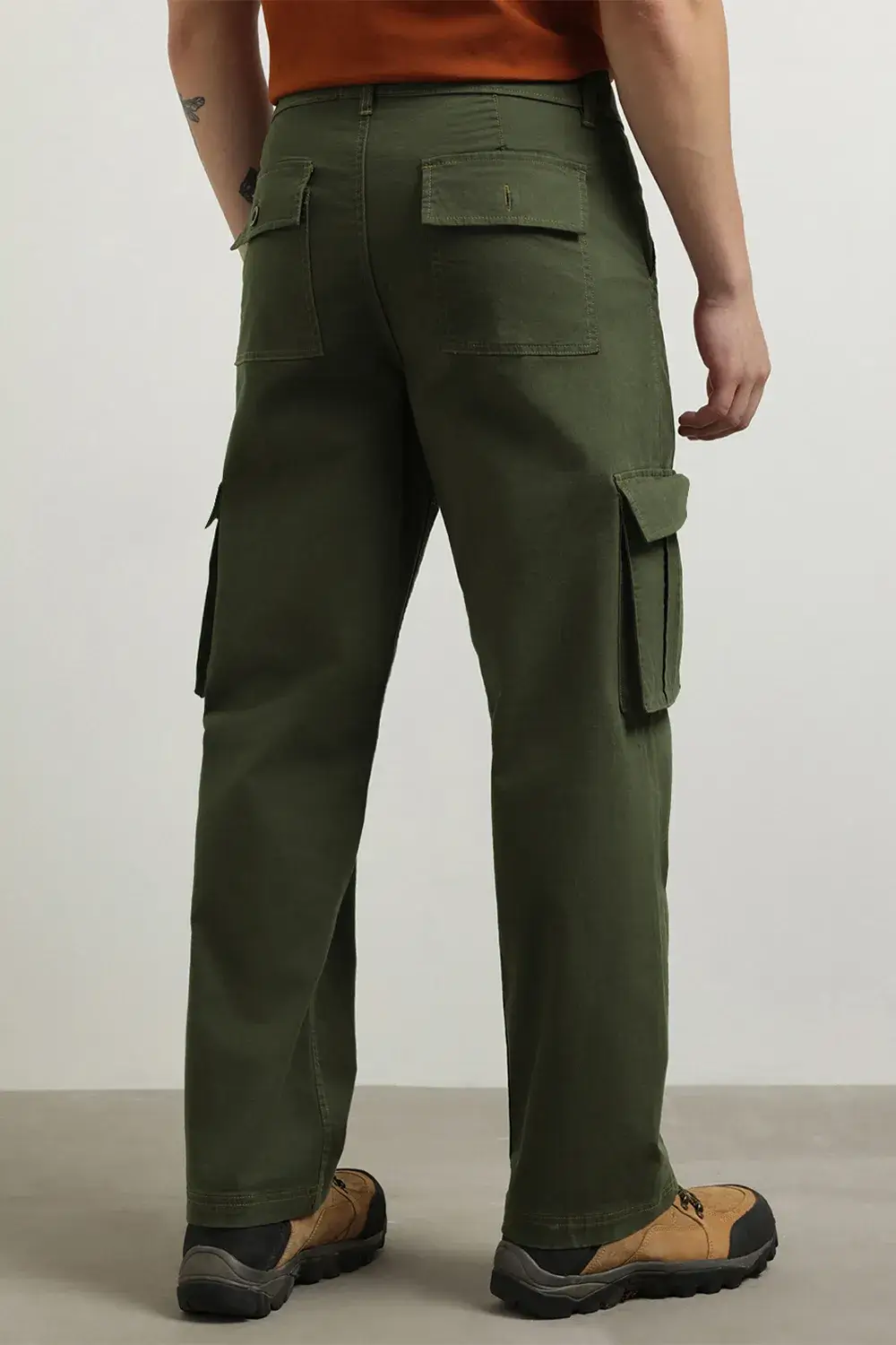 Men's Straight Fit Cargo Pants - Image 5