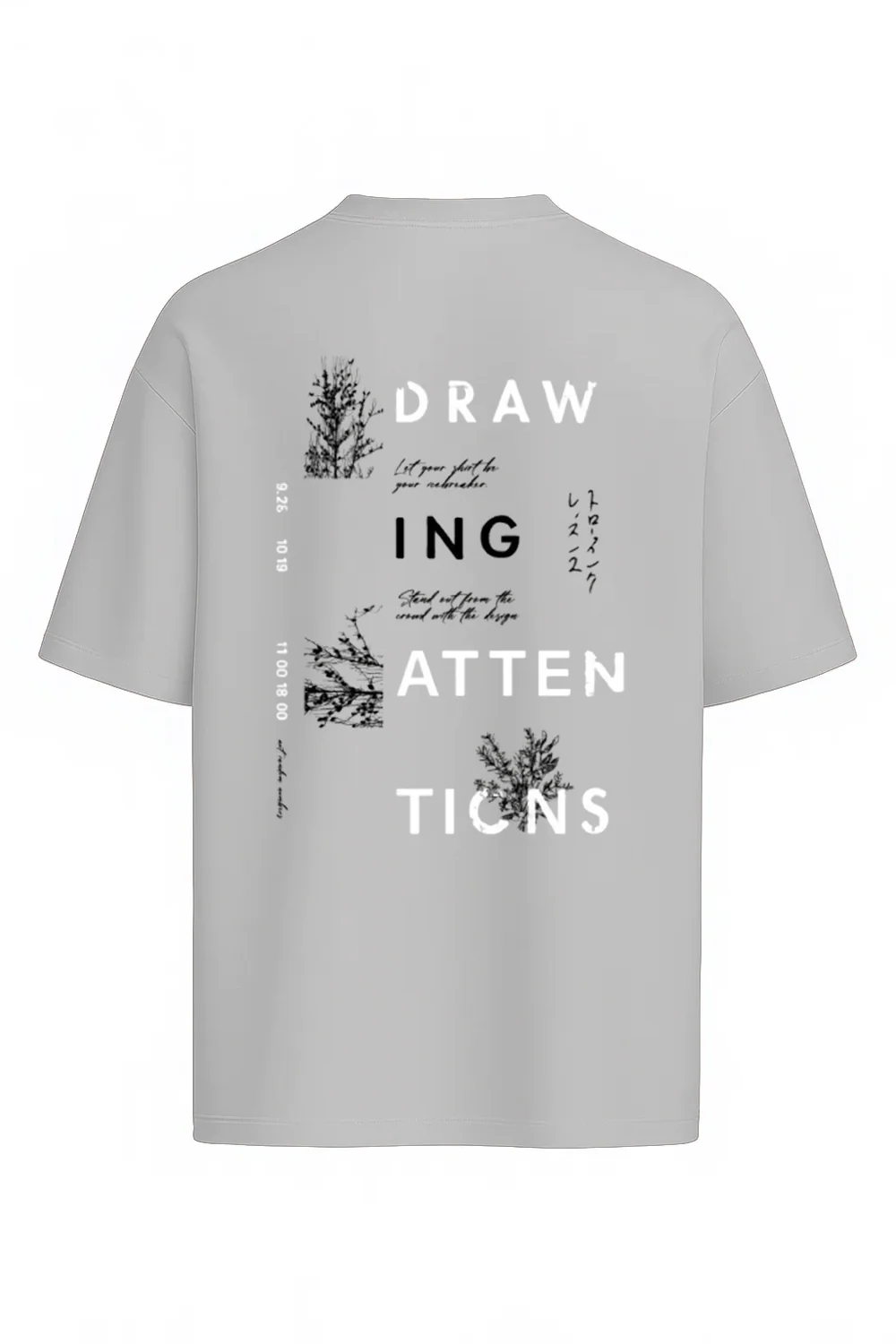 Drawing Attention Oversized T-Shirt - Image 4