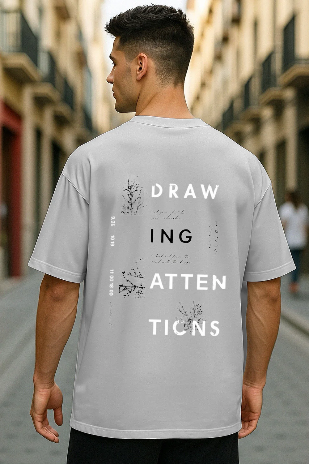 Drawing Attention Oversized T-Shirt - Image 6
