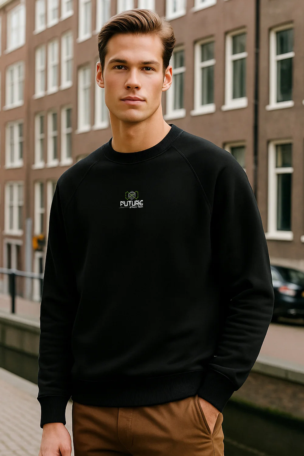 Future space Tour Oversized Sweatshirt - Image 2