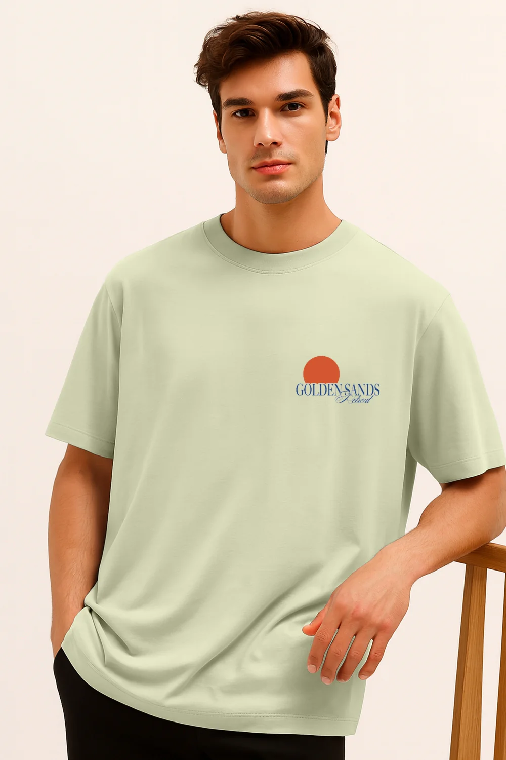 Golden Sands Oversized T-Shirt - Image 3