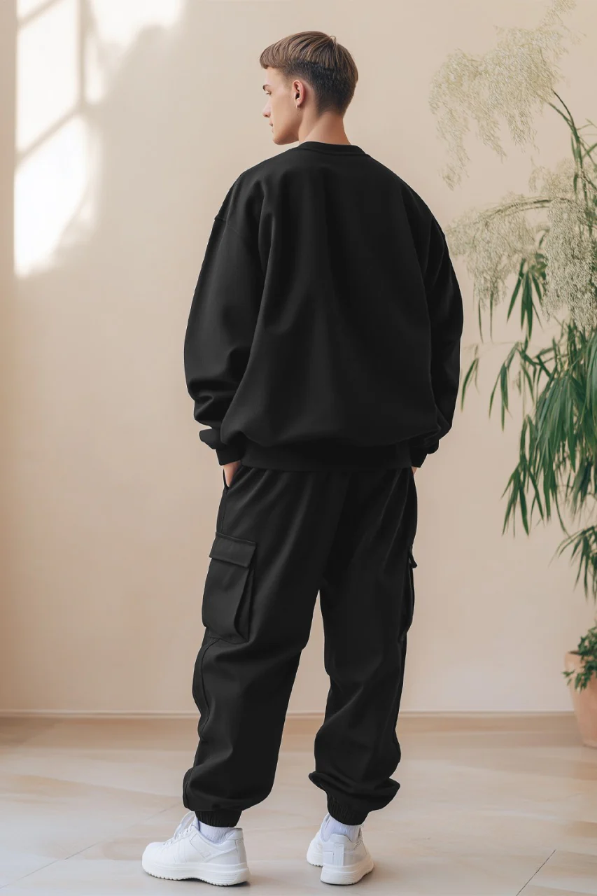 Heavy Duty Oversized Men Sweatshirt Co-ord - Image 3