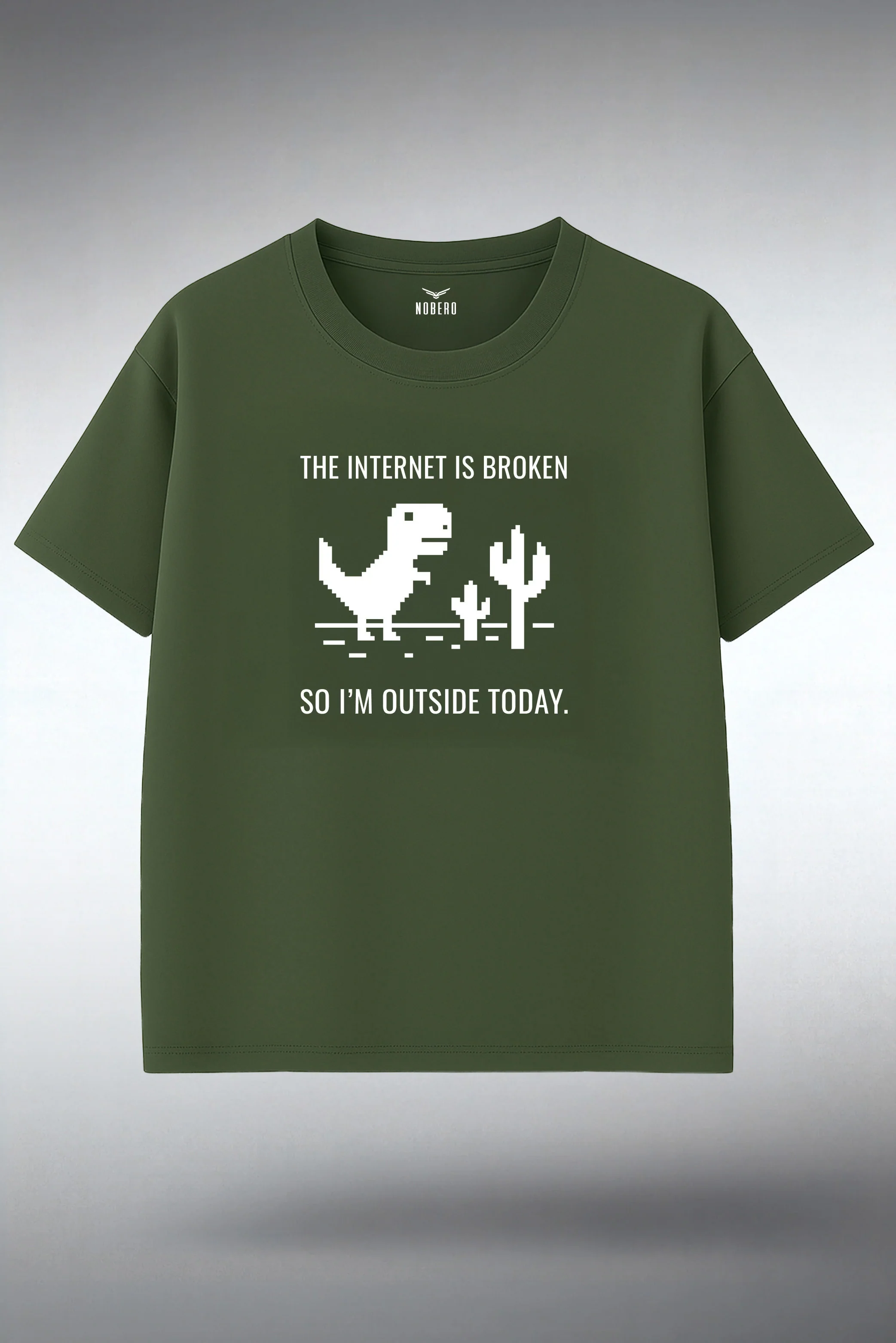 Internet is Broken Oversized T-Shirt - Image 4