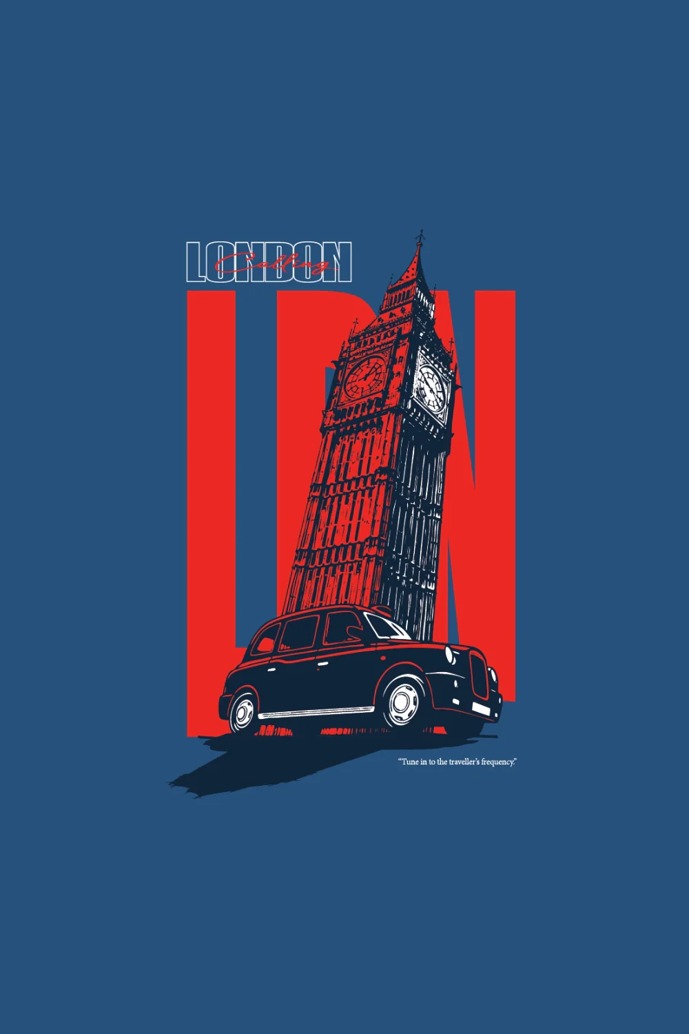 LDN Calling Oversized T-Shirt - Image 3