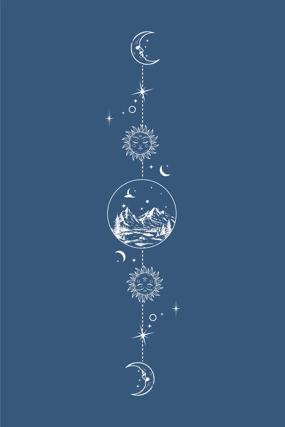 Lunar Echo Oversized T-Shirt - Image 4