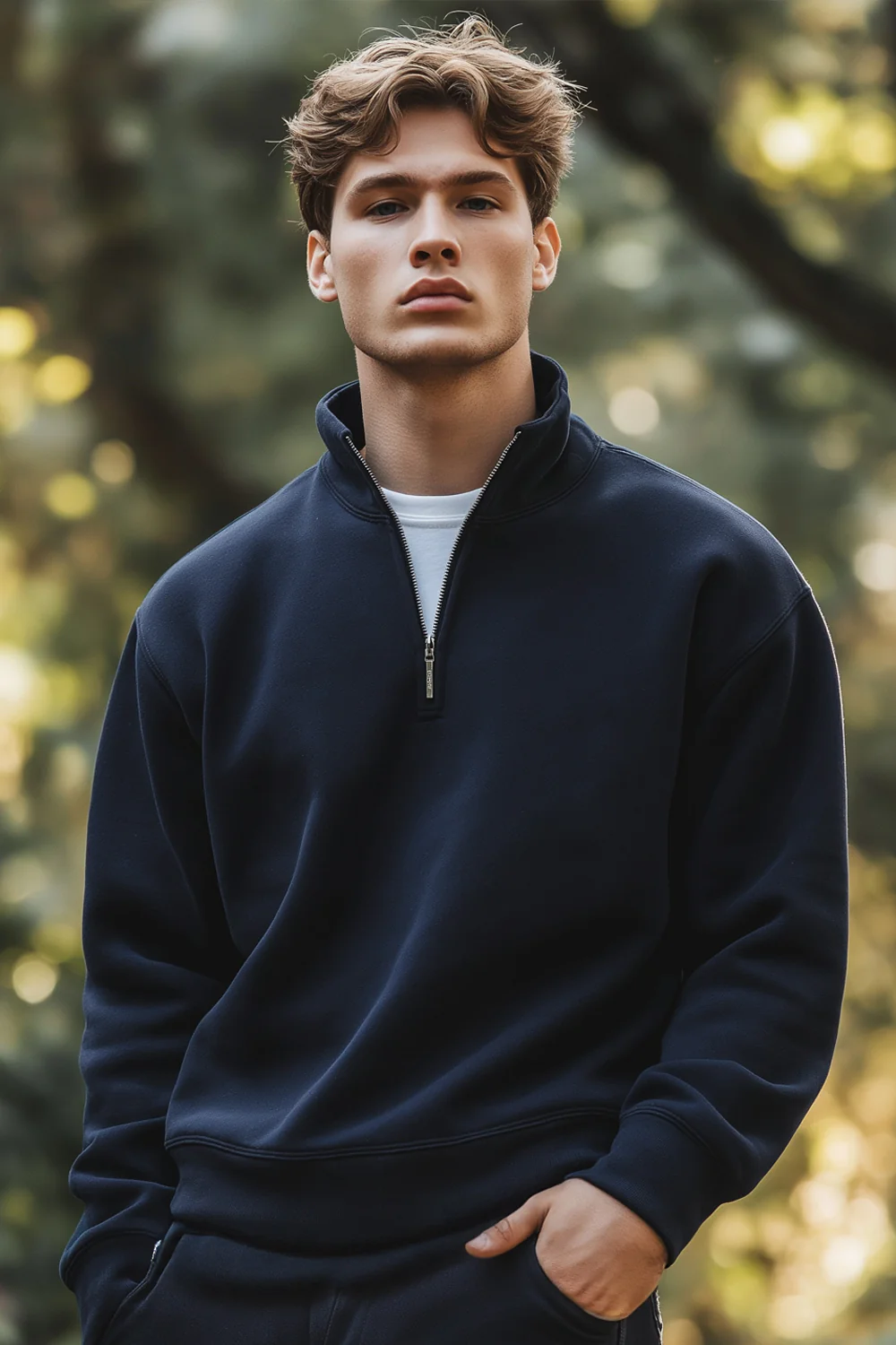 Mock Neck Sweatshirt - Image 7