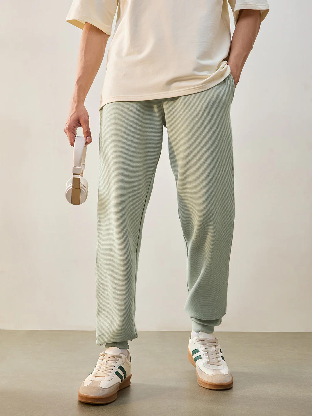 Ottoman Textured Joggers - Image 4
