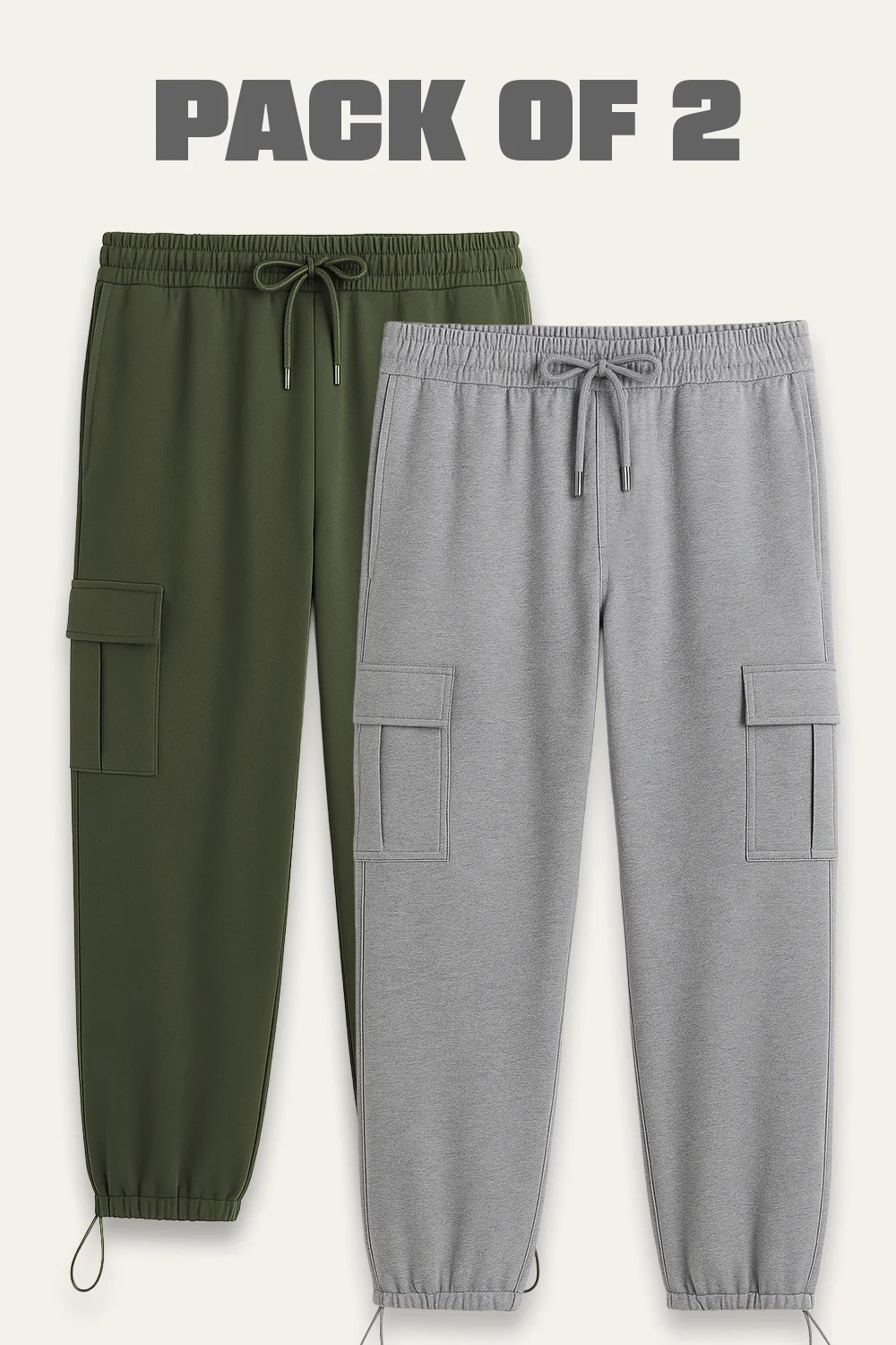 2-Pack Relaxed Fit Cargo Joggers - Image 5