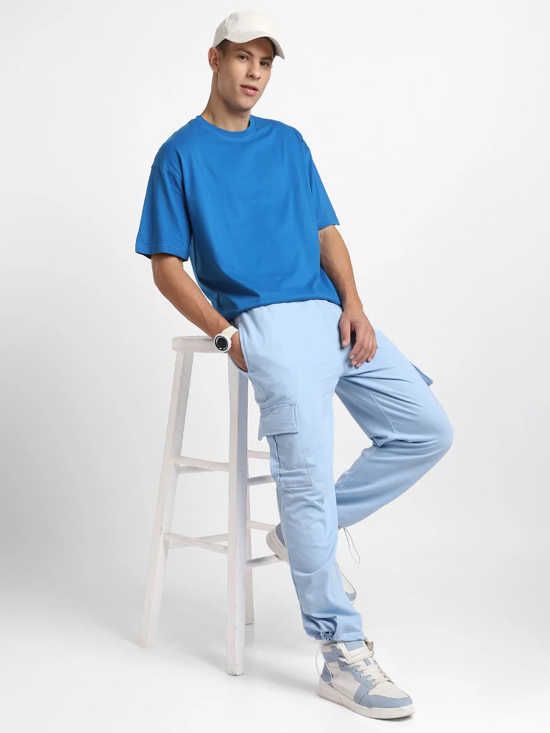 Relaxed Fit Cargo Joggers - Image 45