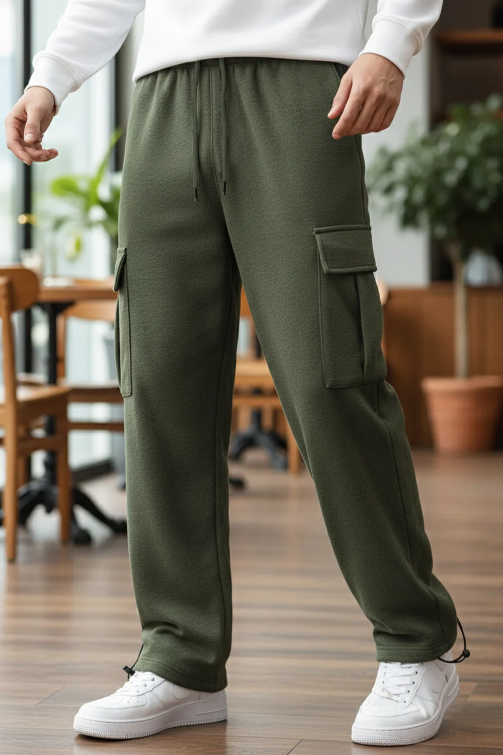Relaxed Fit Cargo Joggers - Image 10