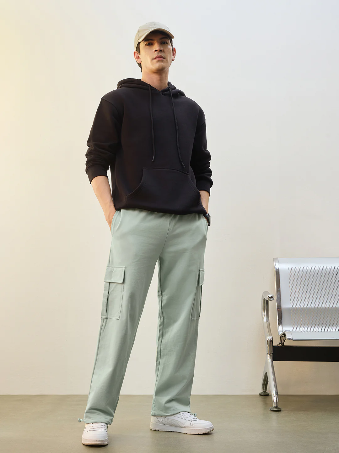 Relaxed Fit Cargo Joggers - Image 109
