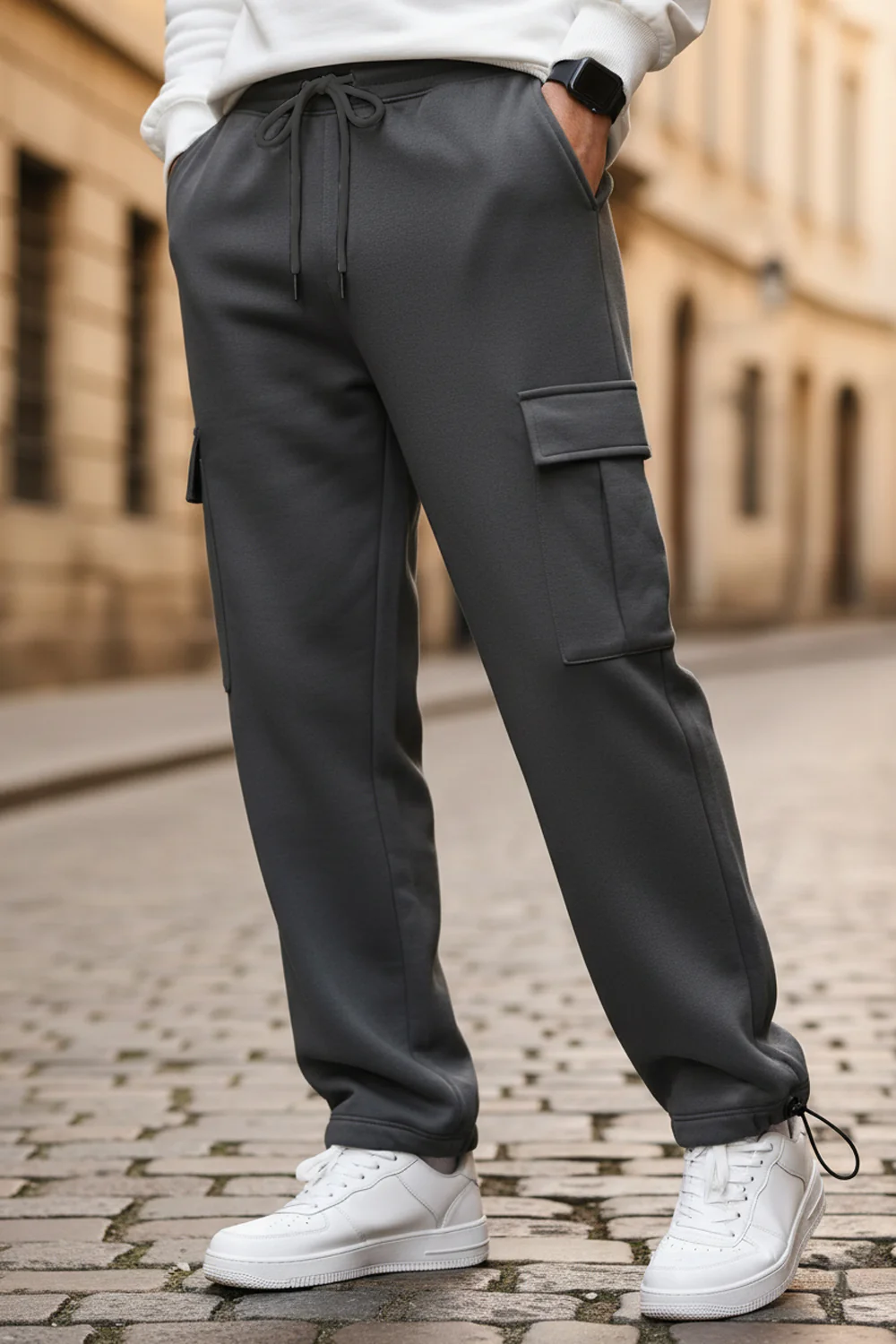 Relaxed Fit Cargo Joggers - Image 38