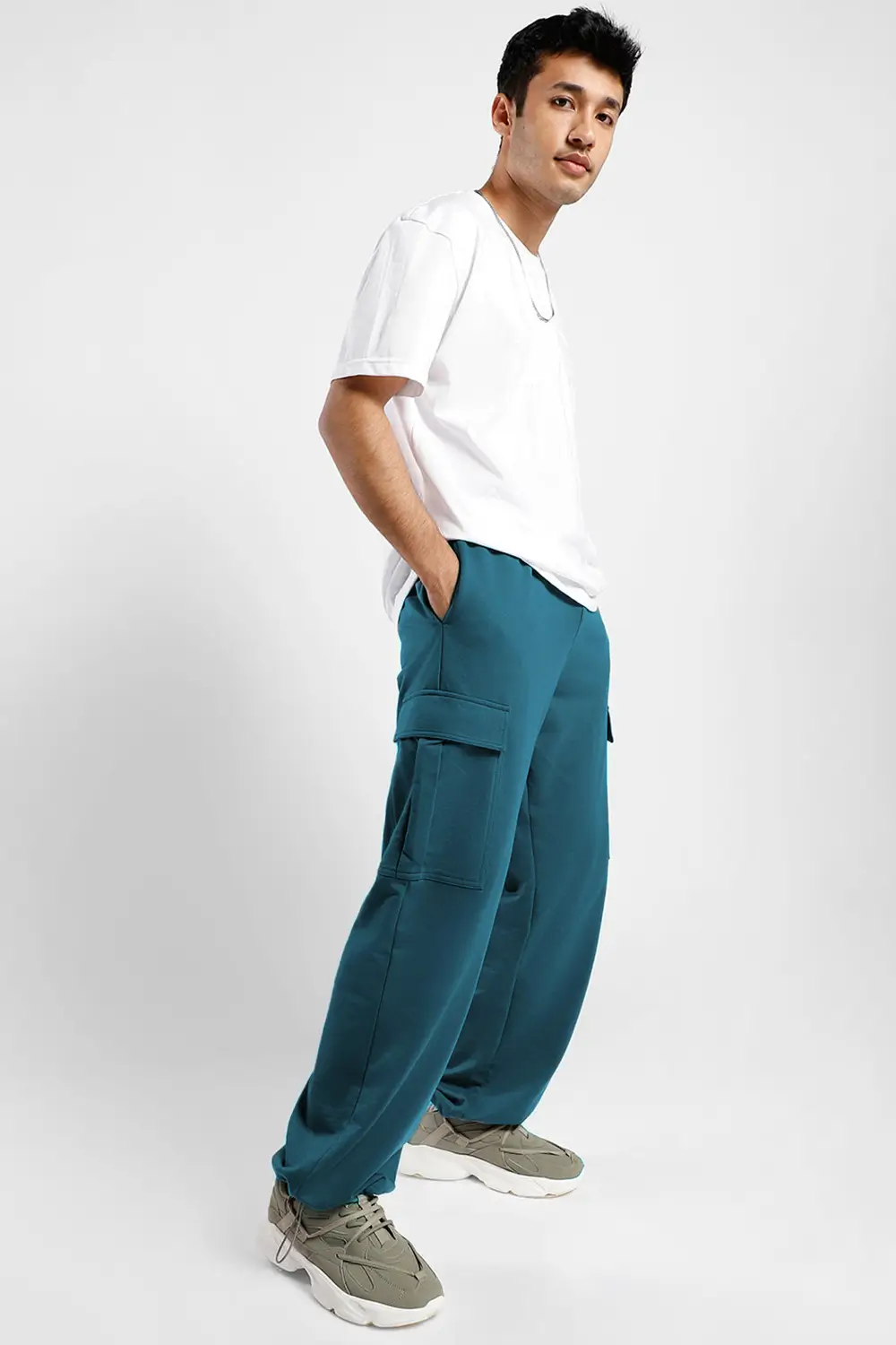 Relaxed Fit Cargo Joggers - Image 62