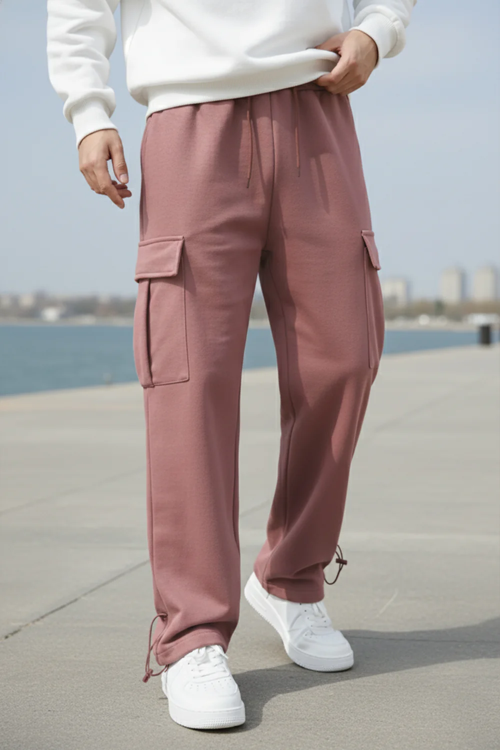 Relaxed Fit Cargo Joggers - Image 90