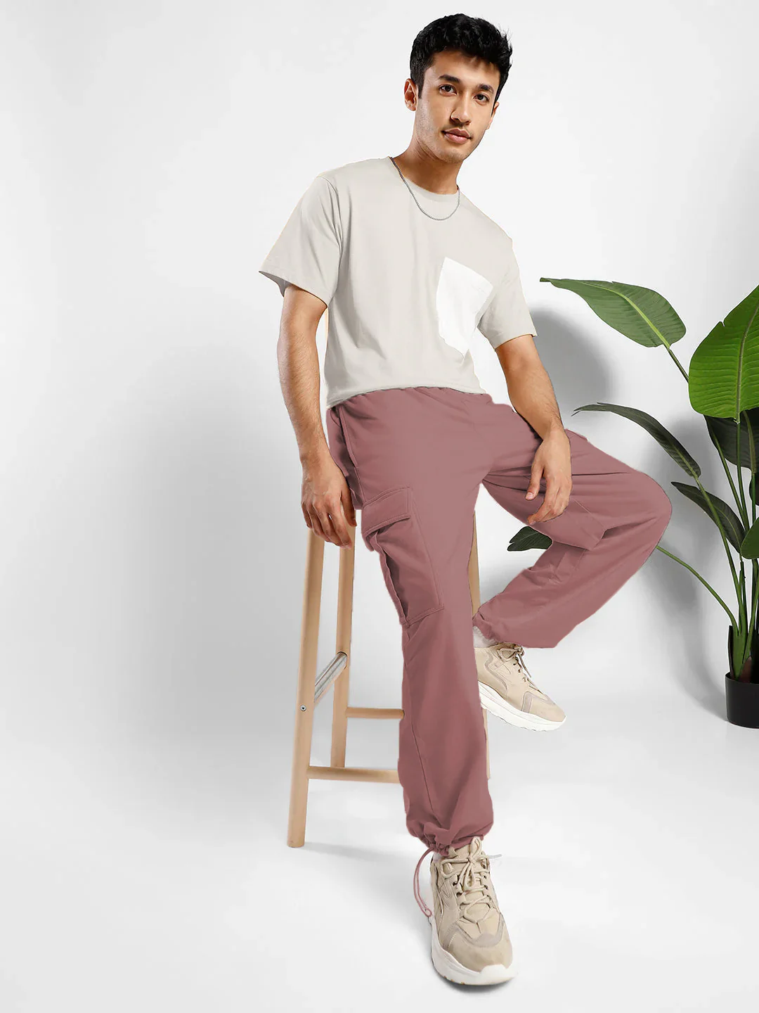 Relaxed Fit Cargo Joggers - Image 94
