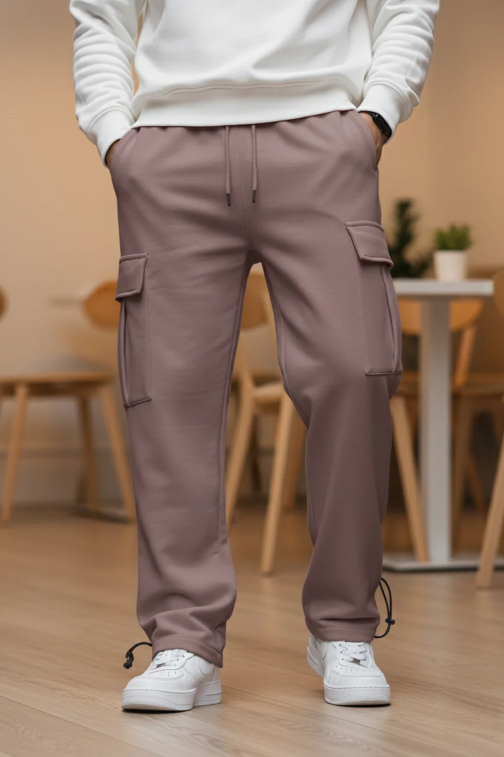 Relaxed Fit Cargo Joggers - Image 96
