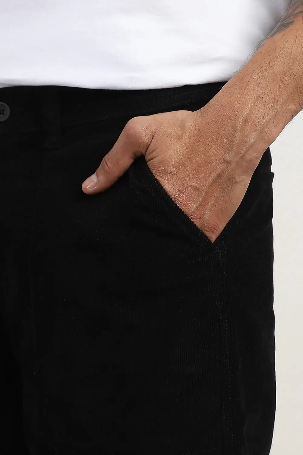 Corduroy Woven Cargo Pants - Image 16