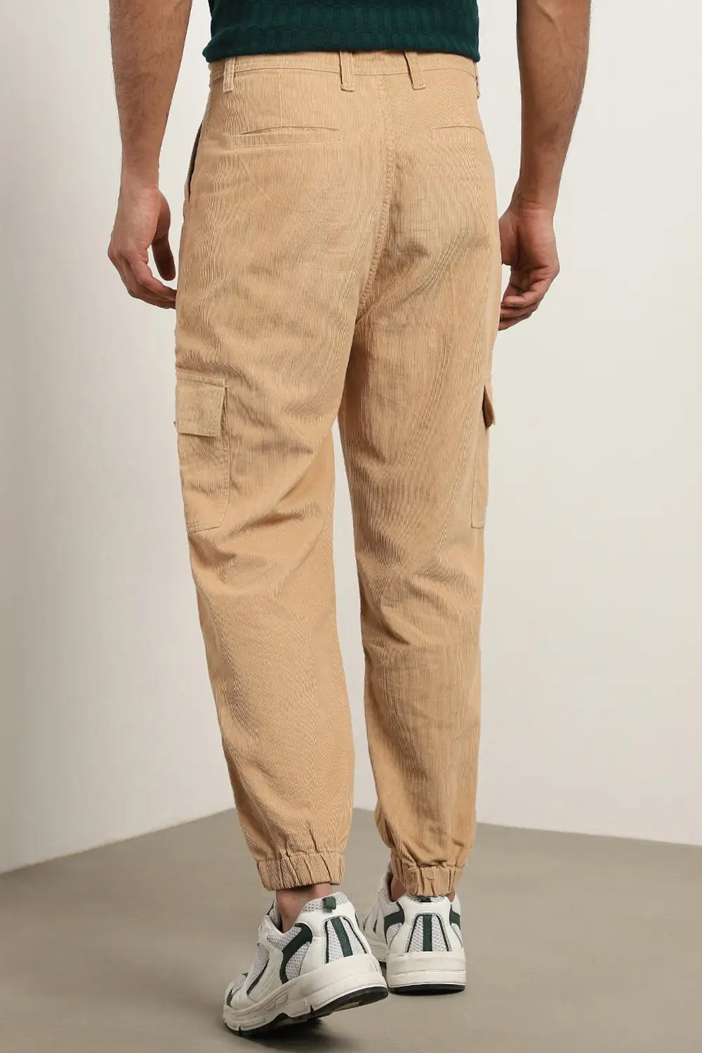 Corduroy Woven Cargo Pants - Image 9