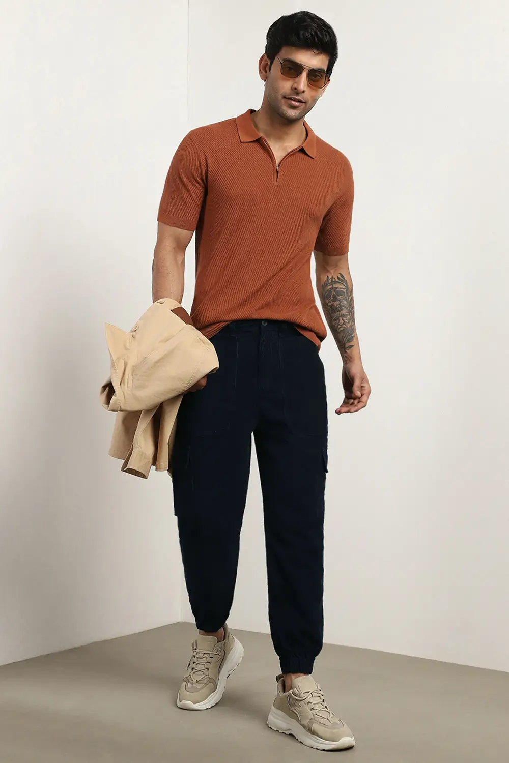 Corduroy Woven Cargo Pants - Image 44