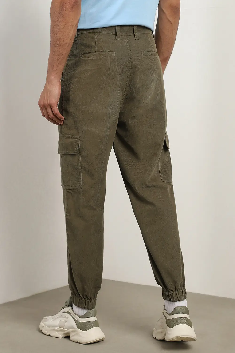 Corduroy Woven Cargo Pants - Image 32