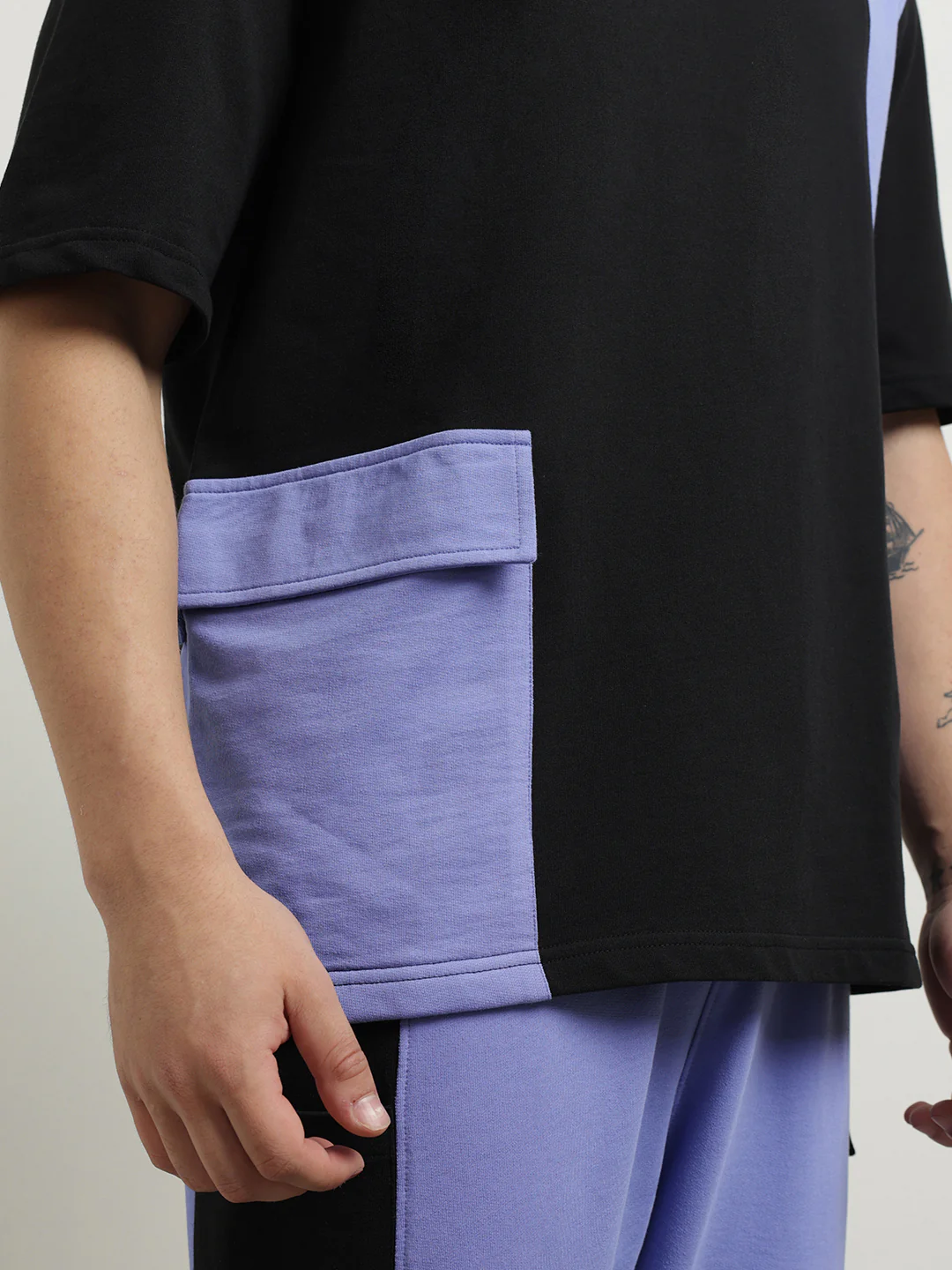 Oversized Martin Colorblocked Co-ord Set - Image 10