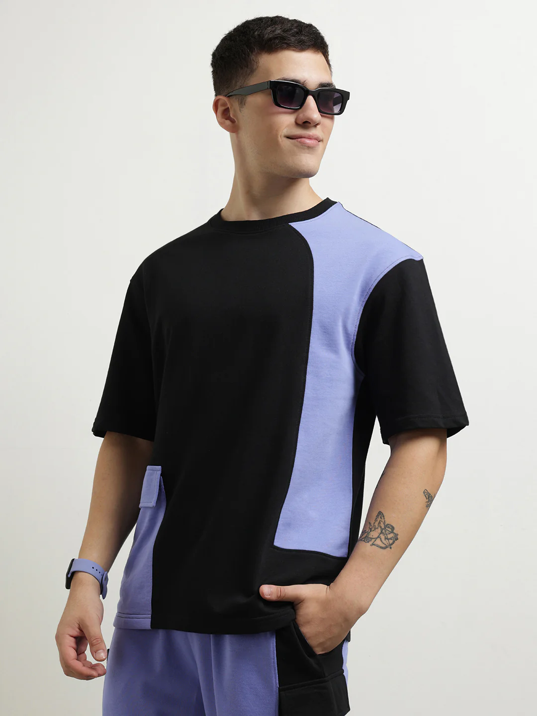 Oversized Martin Colorblocked Co-ord Set - Image 3