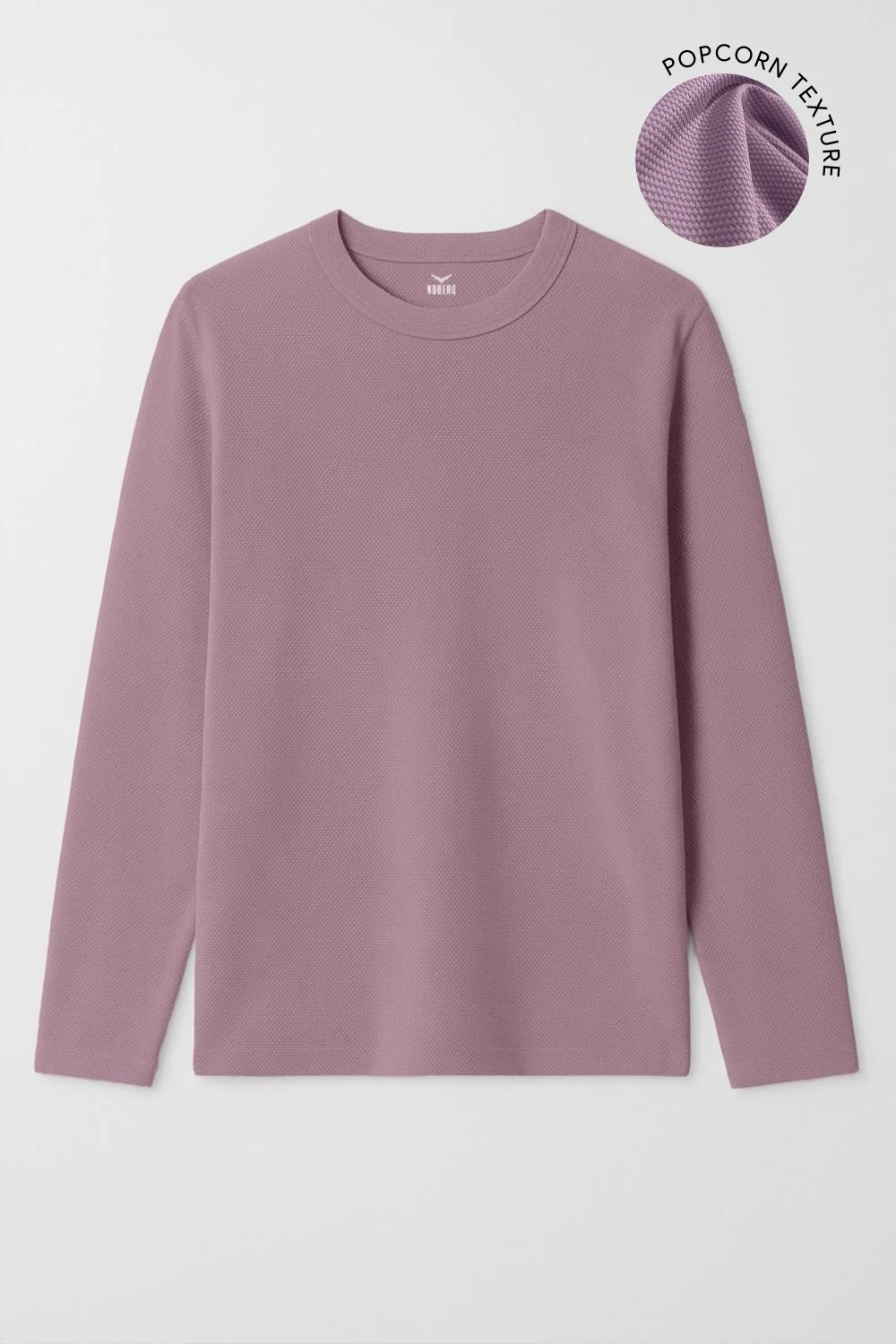 Popcorn Texture Full Sleeve T-Shirt - Image 9