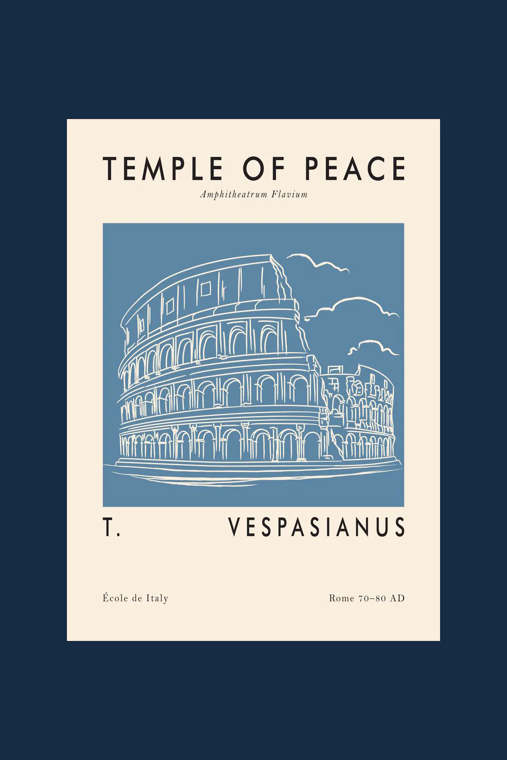 Temple Of Peace Oversized  Sweatshirt - Image 3