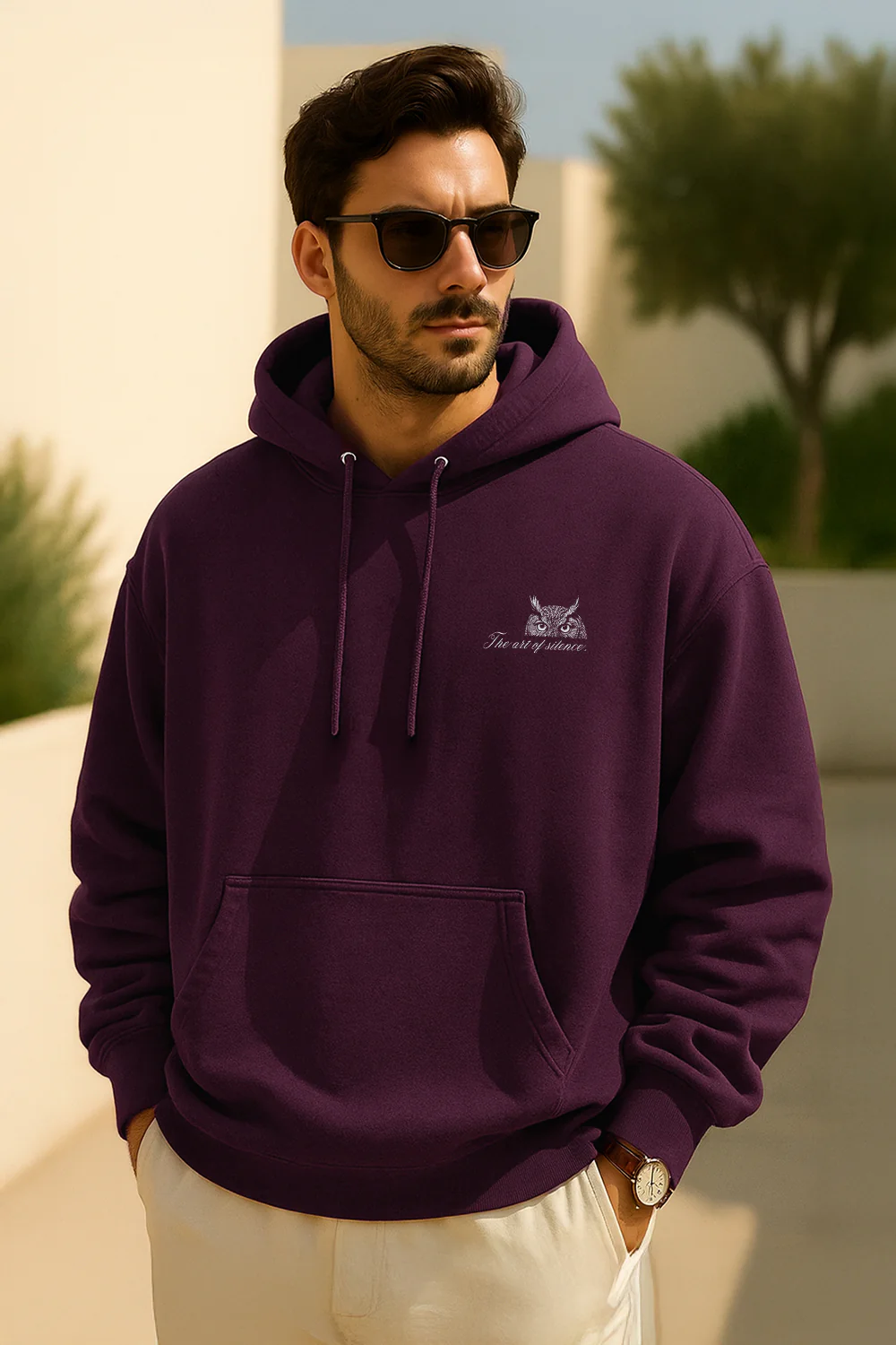 The Art of silence Oversized Hoodie - Image 3