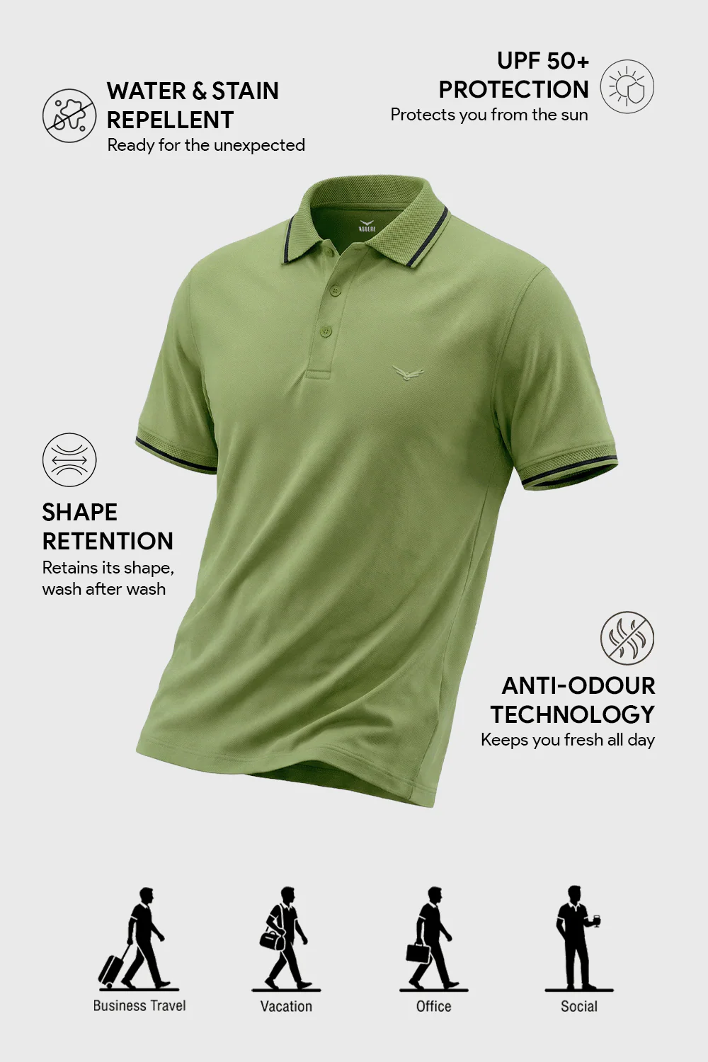Travel Polo T-Shirt - Image 81
