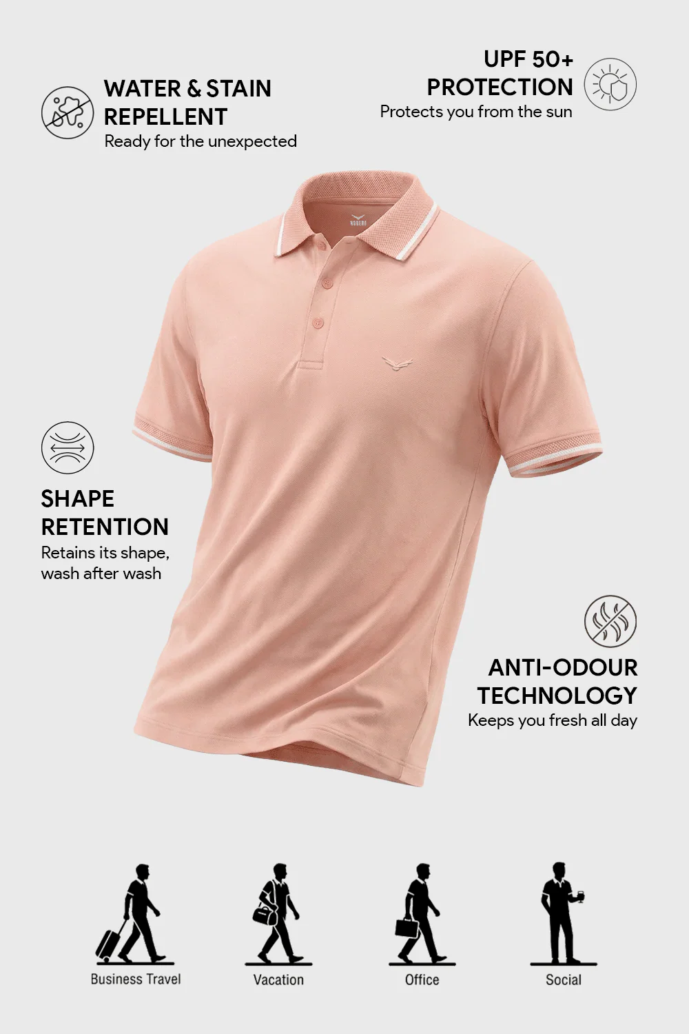 Travel Polo T-Shirt - Image 41