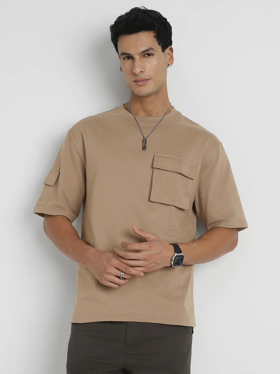 Utility Pocket Oversized Tee - Image 33
