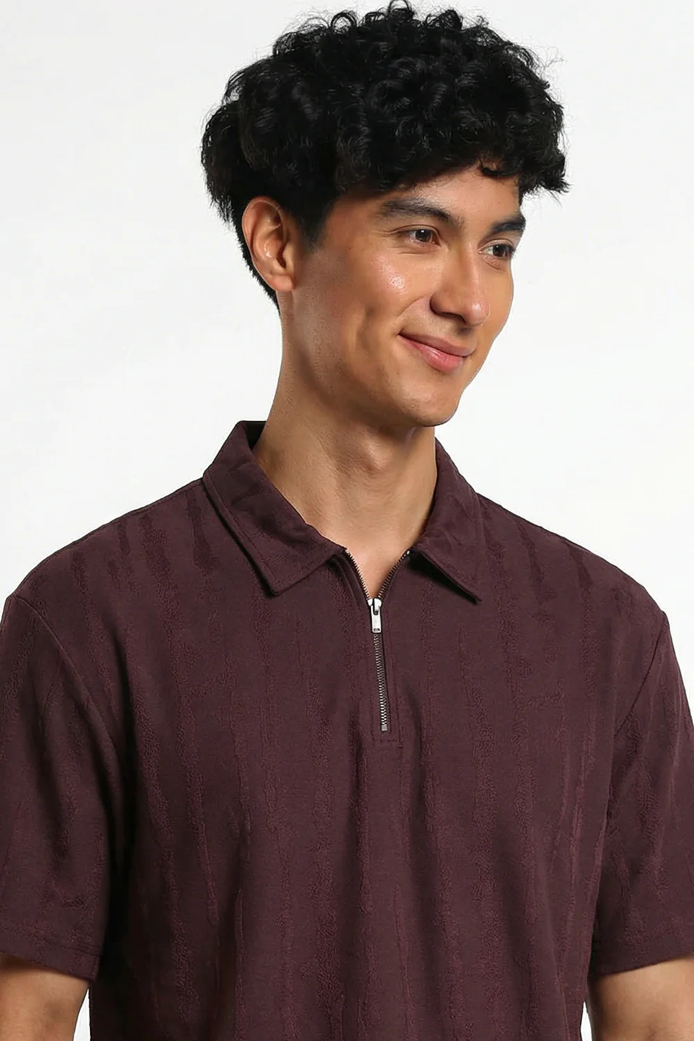 Vista Zip Textured Polo - Image 11