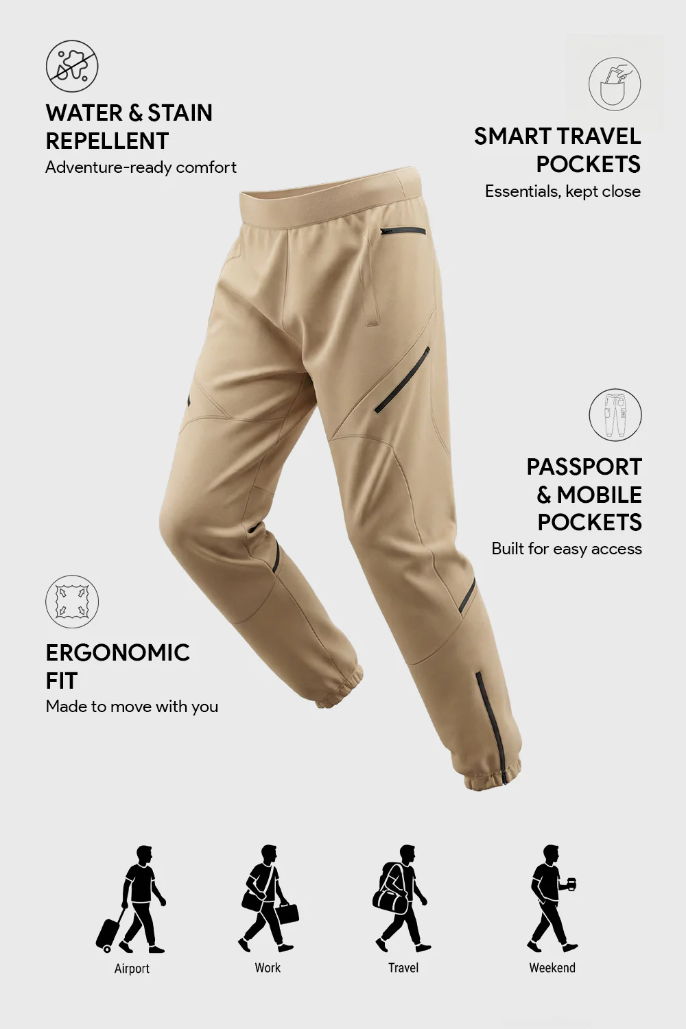 Wanderer - Travel Pants - Image 29