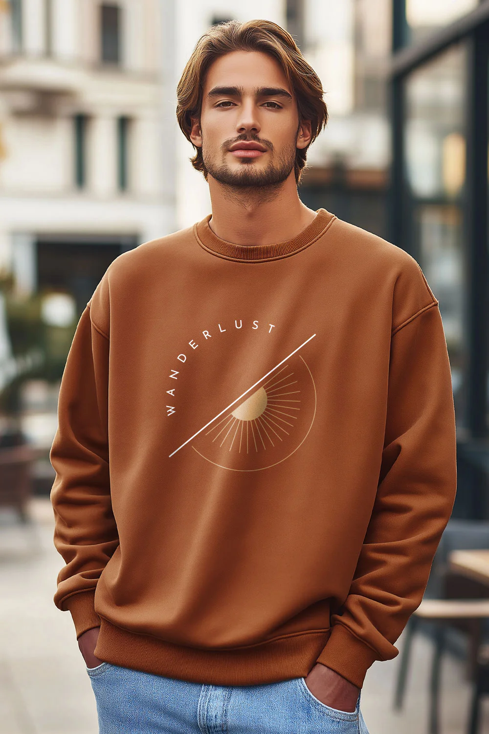 Wanderlust Oversized Sweatshirt - Image 3