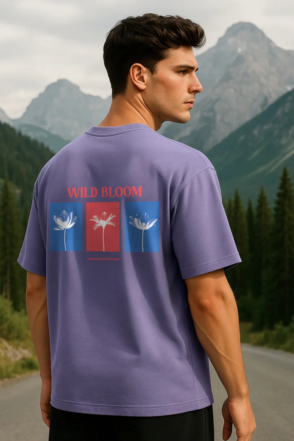 Wild Bloom Oversized T-Shirt - Image 2