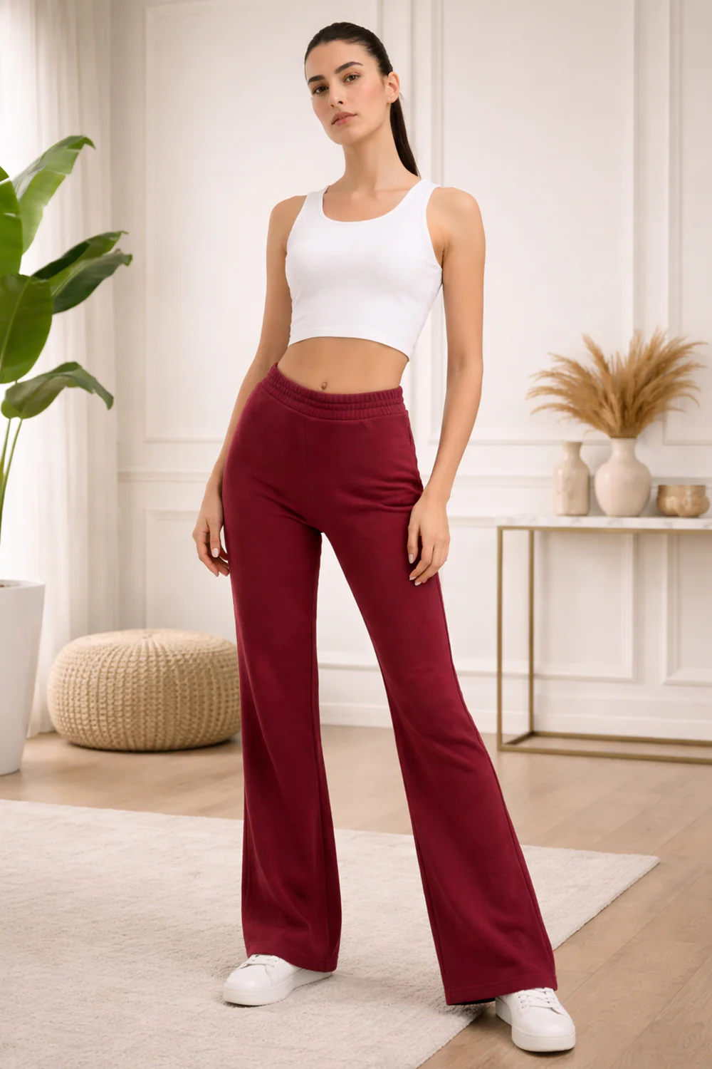 Flared Terry Pants - Image 6
