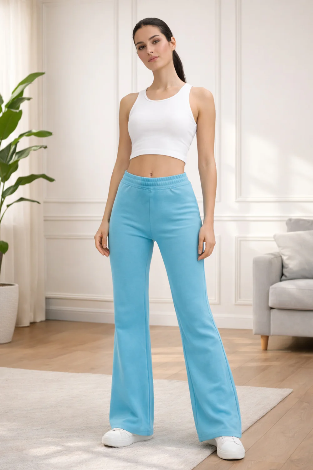 Flared Terry Pants - Image 14